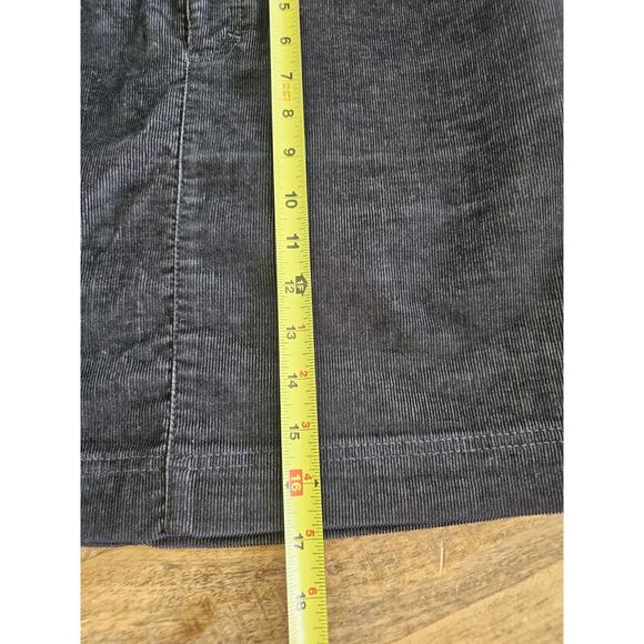 Athleta Womens Ridge Corduroy Snap Stretch Cotton Blend Mini Skirt Women’s 10 - Picture 3 of 9